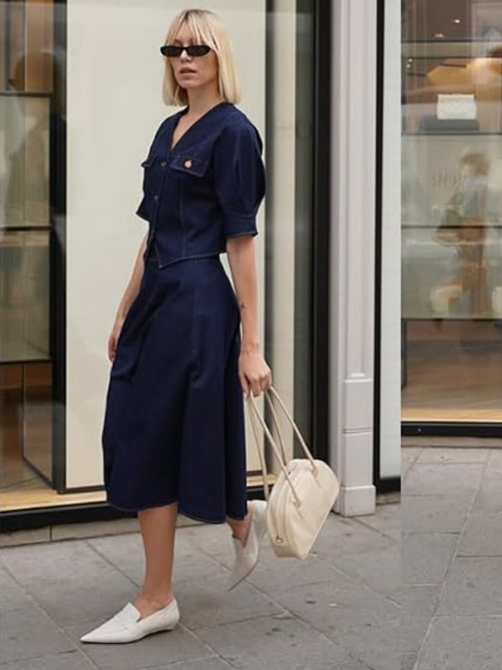 GOELIA Denim set (2 Piece), Size M
